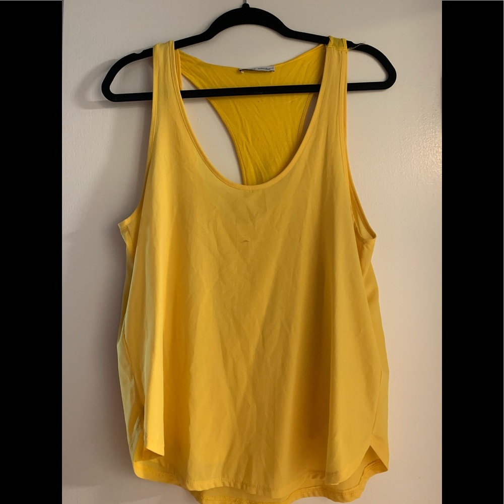 ✈️Yellow Racerback Top